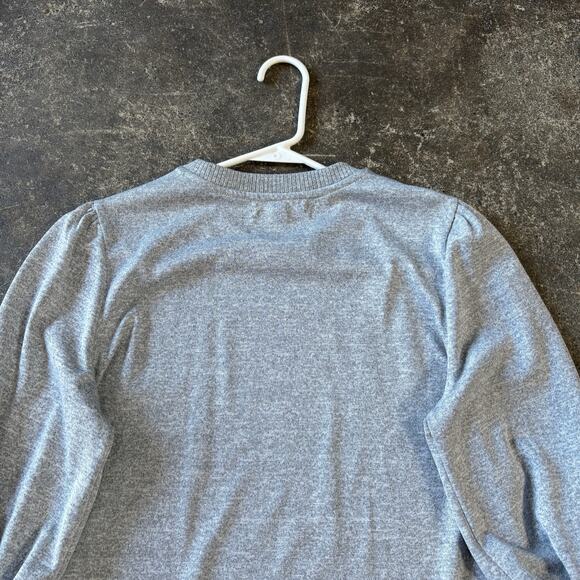 Love Lace Sweater Womens S Girl Eiffel Tower Round Neck 3/4 Lantern Sleeve - Picture 5 of 9